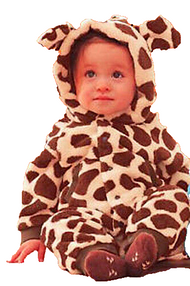 Giraffe Baby Fleeceoverall Übergangsoverall Gr. 74