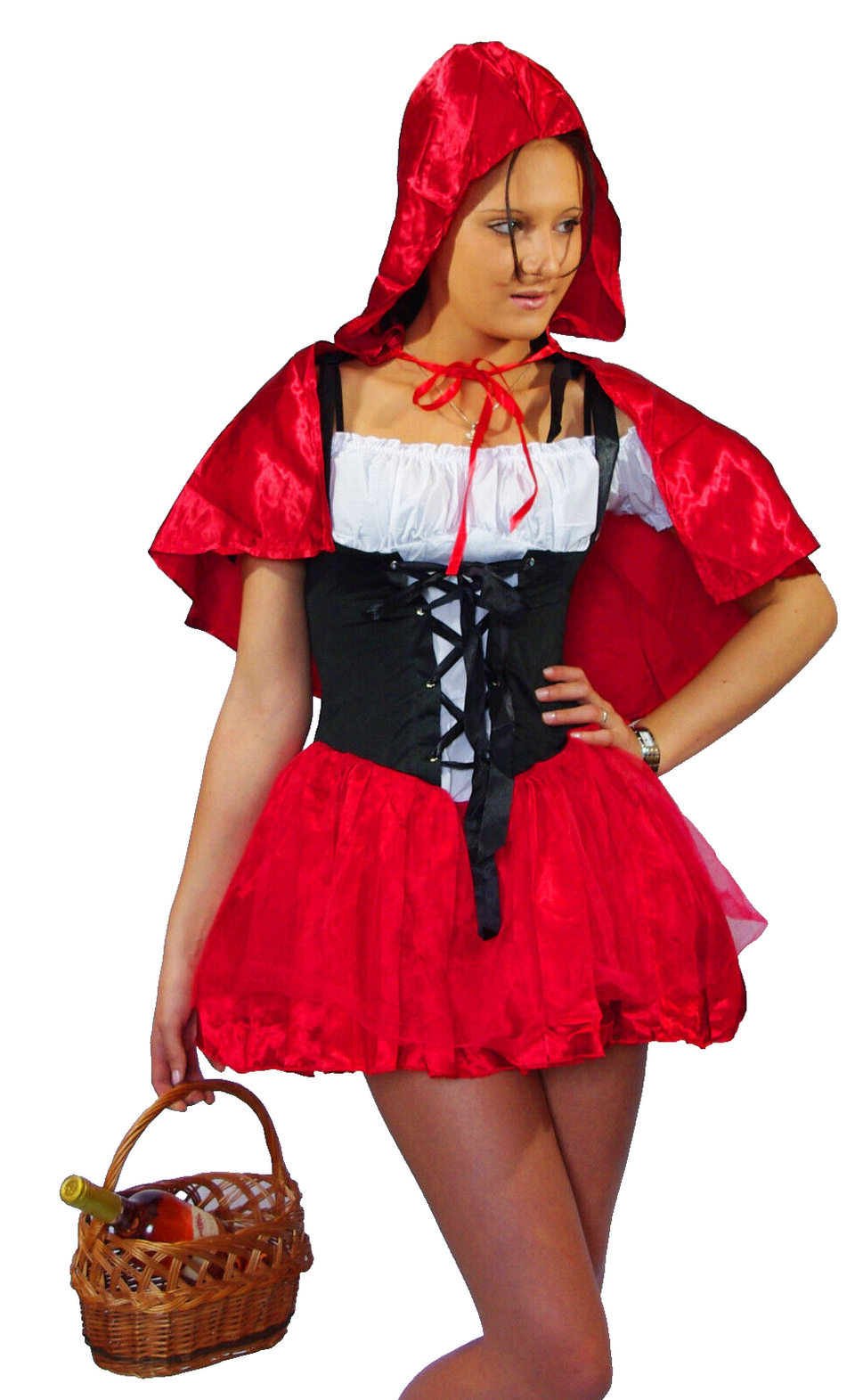 Faschingskostüm Karneval Rotkäppchen Gr.34/36