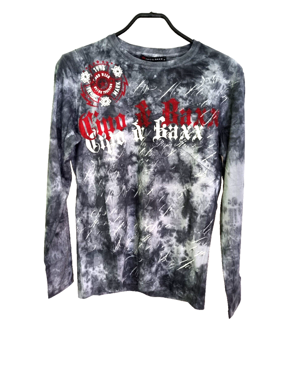 Herren Longsleeve Cipo & Baxx Gr.M