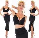 Zeige Bild Giorgia Sexy 2 Teiler Damen gelb Gr.34/36 onesize 2
