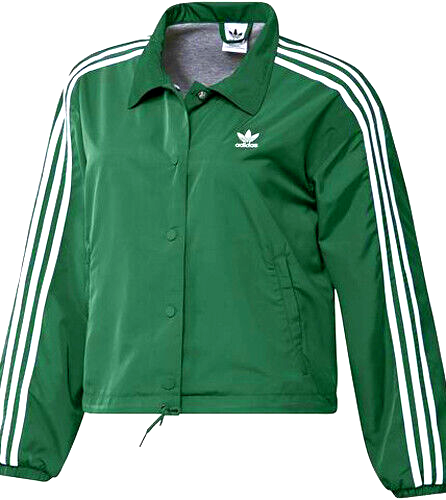 Adidas Damen Coach Jacket IC6091 grün leicht gefüttert Gr. 54/56