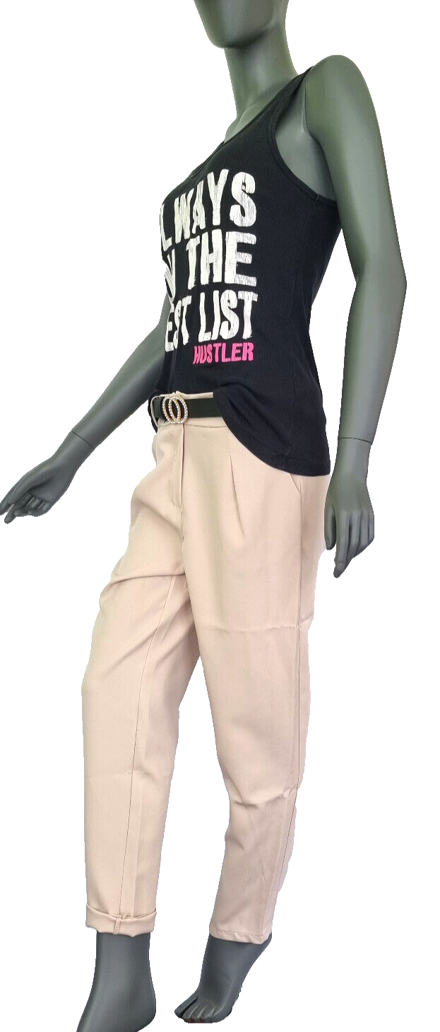 Hailys Schlupfhose beige Kombitalent elegant sportlich casual Hüfthose Gr. 32-42