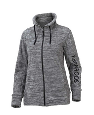 KangaROOS Fleecejacke grau melange Gr.40 - 50