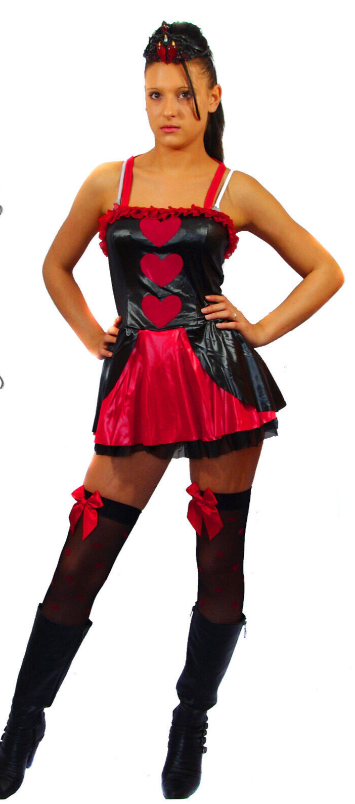 Faschingskostüm Karneval HerzKönigin Alice  Gr.34/36