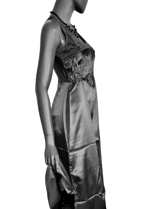 Bäres Gothic  Maxikleid Mittelalter Gothic Witch schwarz Gr. 34
