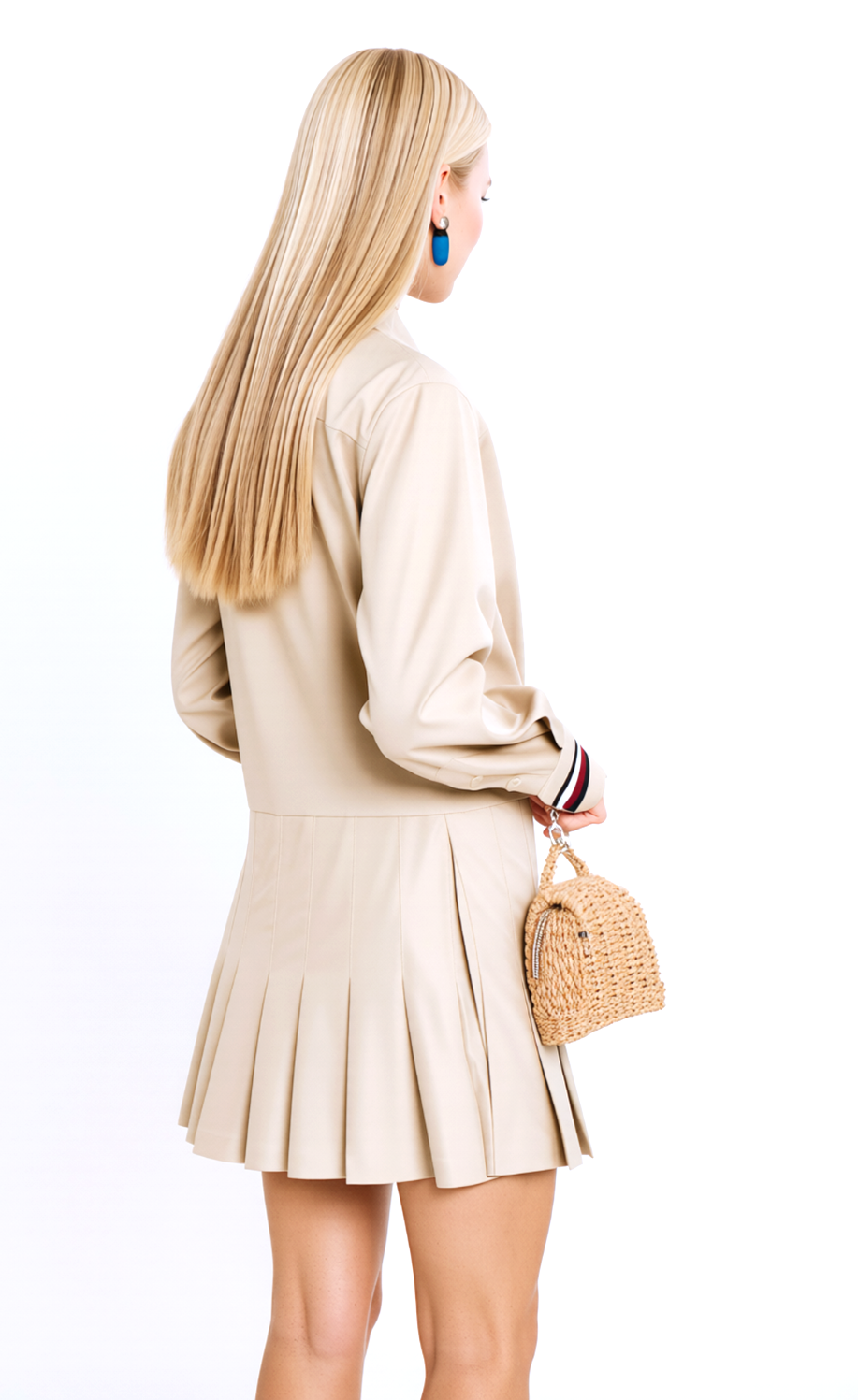 Tommy Hilfiger GLOBAL SHORT DRESS - Blusenkleid - classic beige Gr. 38-40