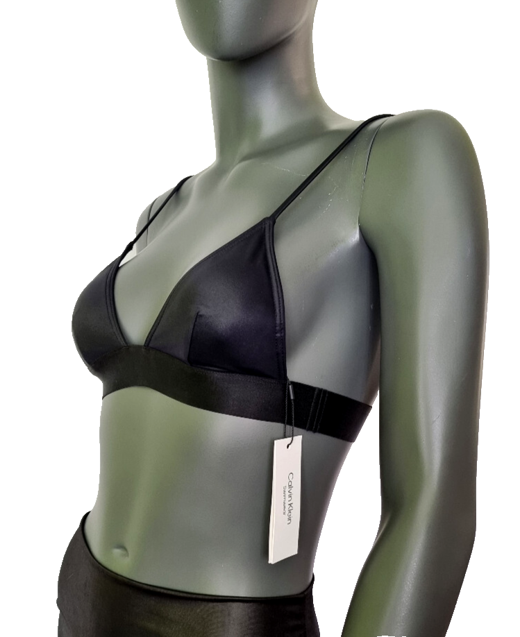 Calvin Klein Bikinioberteil Triangel schwarz push up Gr.XS  Cup A/B