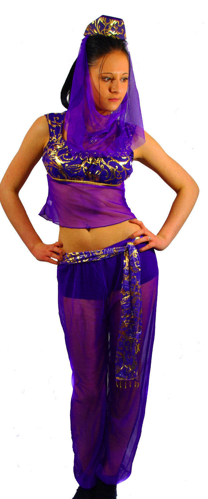 Faschingskostüm Karneval Belly Dancer Haremsdame Bauchtänzerin Gr.36/38