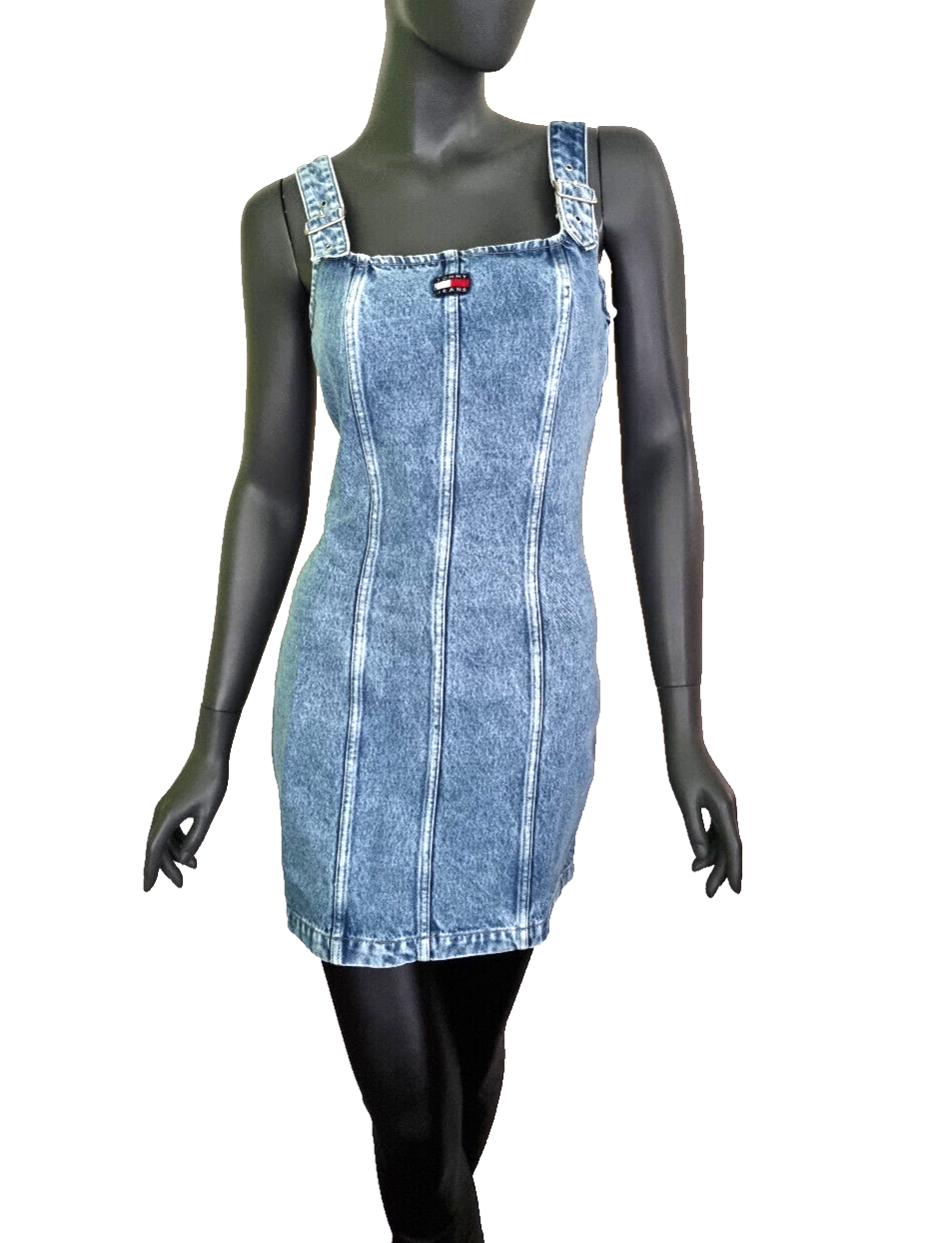 Tommy Hilfiger Buckle Mini Dress Jeanskleid Gr.40