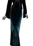 Zeige Bild Bäres Maxirock  Samt  victorian gothic Pixie grün Gr.36/38 4