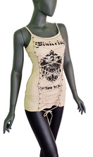Zeige Bild Longtop mit Print und Schnürung  Gr.36/38 onesize 2
