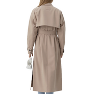 Calvin Klein Trenchcoat Mantel Übergang grau taupe Gr.XXL/44-46