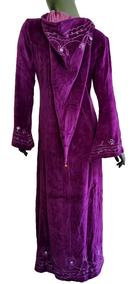 Zeige Bild Nicki Samtmantel Druiden Gothic Larp Witch Role Playing Gr.34-38 4