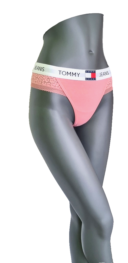 Tommy Hilfiger String Spitze lachs pink Gr.S,M