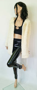 Zeige Bild Flauschmantel Soft Übergangsjacke cremeweiss Gr.36-38 2