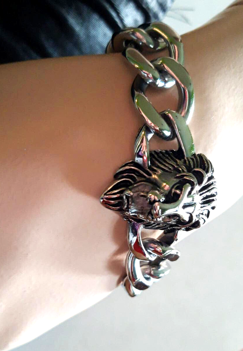 Royal Ego Armband Herren Edelstahl Gliederkette