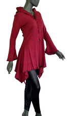 Zeige Bild Gugel Zipfeljacke Medieval Gothic Ethno Hippie Witch Pixie  Gr.S/M, L/XL 3