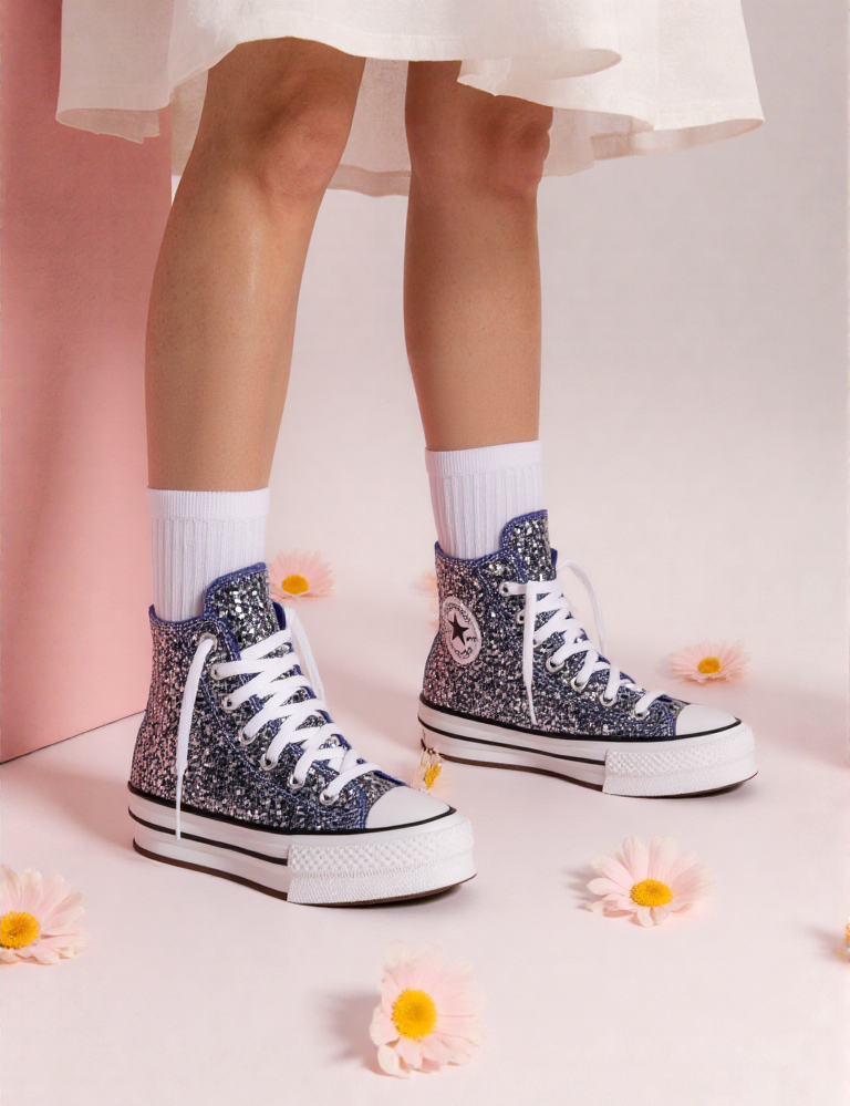 Converse CHUCK TAYLOR ALL STAR EVA LIFT GLITTER Sneaker Gr.35