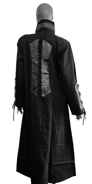 Trenchcoat Steampunk Herren Gothic Victorian  Military Larp Gr.S/M
