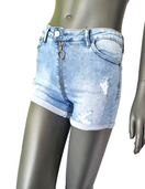 Zeige Bild Laulia Sexy HotPants Jeansshorts Longzipper used Look stretch Gr.S/34,36 4