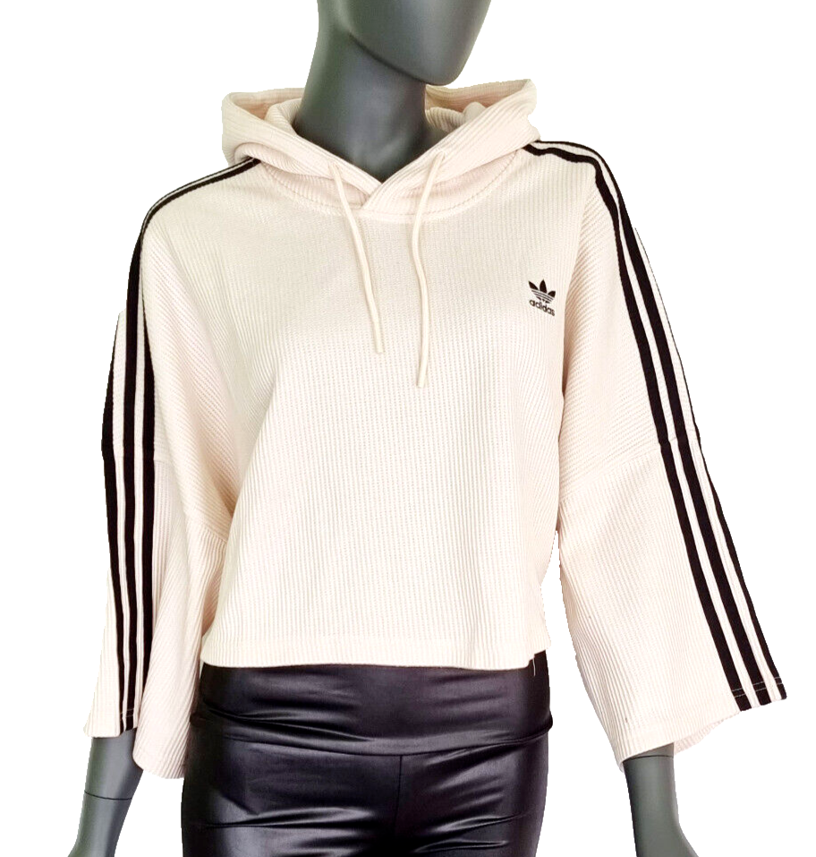 Adidas Sweatshirt IC5461 Cropped Hoodie Poncho Gr.40 L