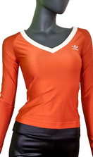 Zeige Bild Adidas originals adicolor 70s Longsleeve glänzend stretch Gr.34 2