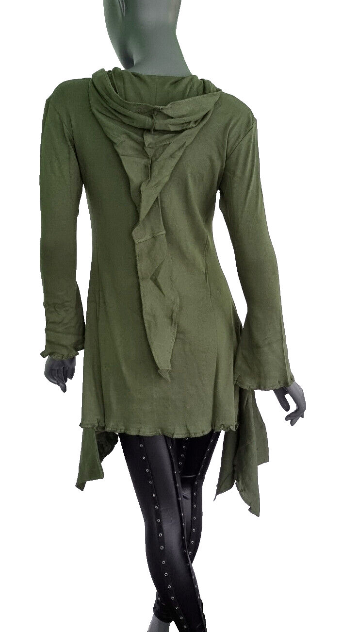 Gugel Zipfeljacke Medieval Gothic Ethno Hippie Witch Pixie  Gr.S/M, L/XL
