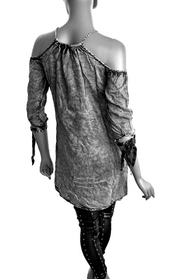 Superdry Minidress Eden Longshirt Jeanslook Gr. 34/36