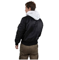 Alpha Industries Bomberjacke Sweat MA-1 D-TEC 183110-03  blau Echtgröße: XL/2XL