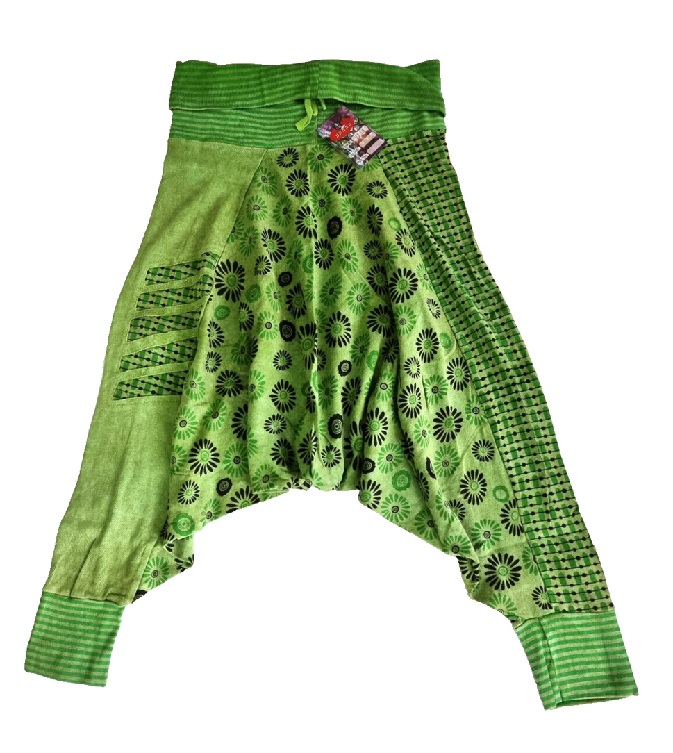 Original Nepal Haremshose Pumphose Yoga Goa Sarouel Baggy  Hippie Boho Gr.34-44
