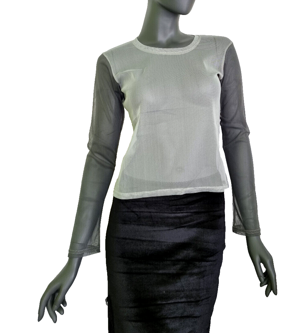 Bäres Netzshirt grau 2 tone Gr.34-38 freesize