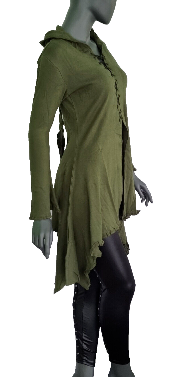 Gugel Zipfeljacke Medieval Gothic Ethno Hippie Witch Pixie  Gr.S/M, L/XL