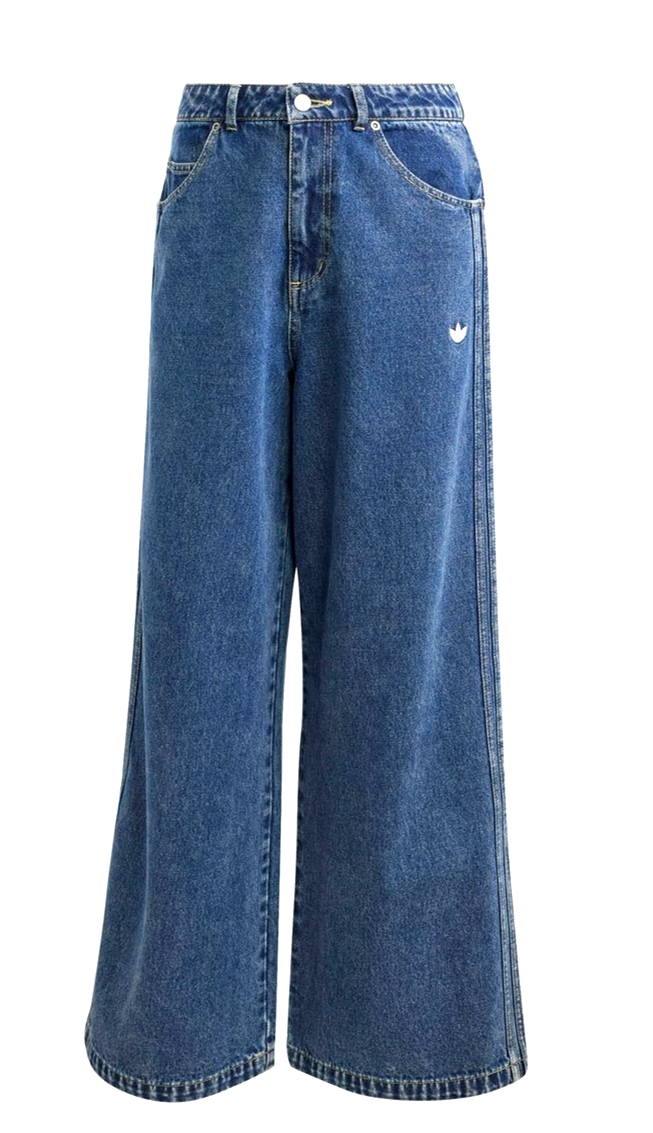 Adidas Wide Leg Jeans IW5760 blau Gr.W30