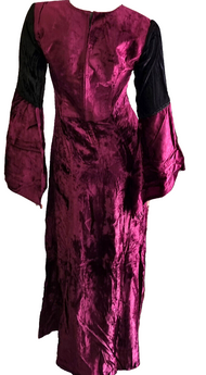 BÄRES Samt Kleid Gothic Mittelalter 34/36 sm