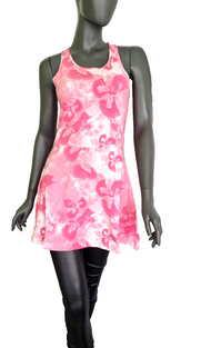 Adidas Damen Floral Graphic Single Jersey Dress rosa pink Gr.S,M,L