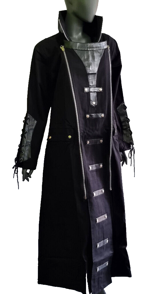 Trenchcoat Steampunk Herren Gothic Victorian  Military Larp Gr. L/XL