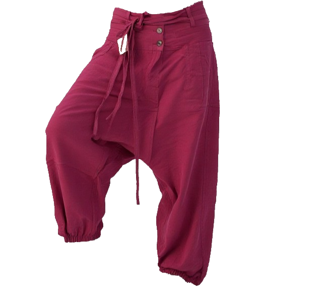 Haremshose Pumphose Aladinhose Pluderhose Yoga Goa Sarouel Baggy grün Gr.34/36