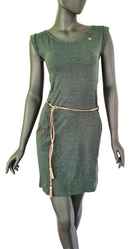 Zeige Bild Ragwear Sommerkleid Tagg grün melange mit Gürtel Gr.XS,S,M 2