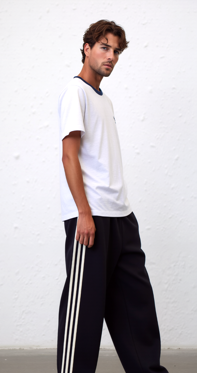 Adidas Originals Trackpant 70´s wide leg black Gr.2XL