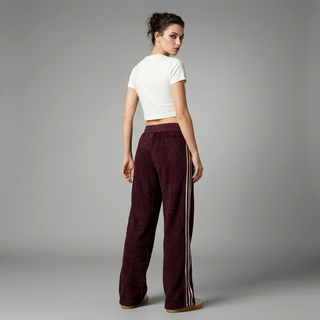 Adidas Originals Firebird mohair Trackpants maroon Gr.XL/40/42