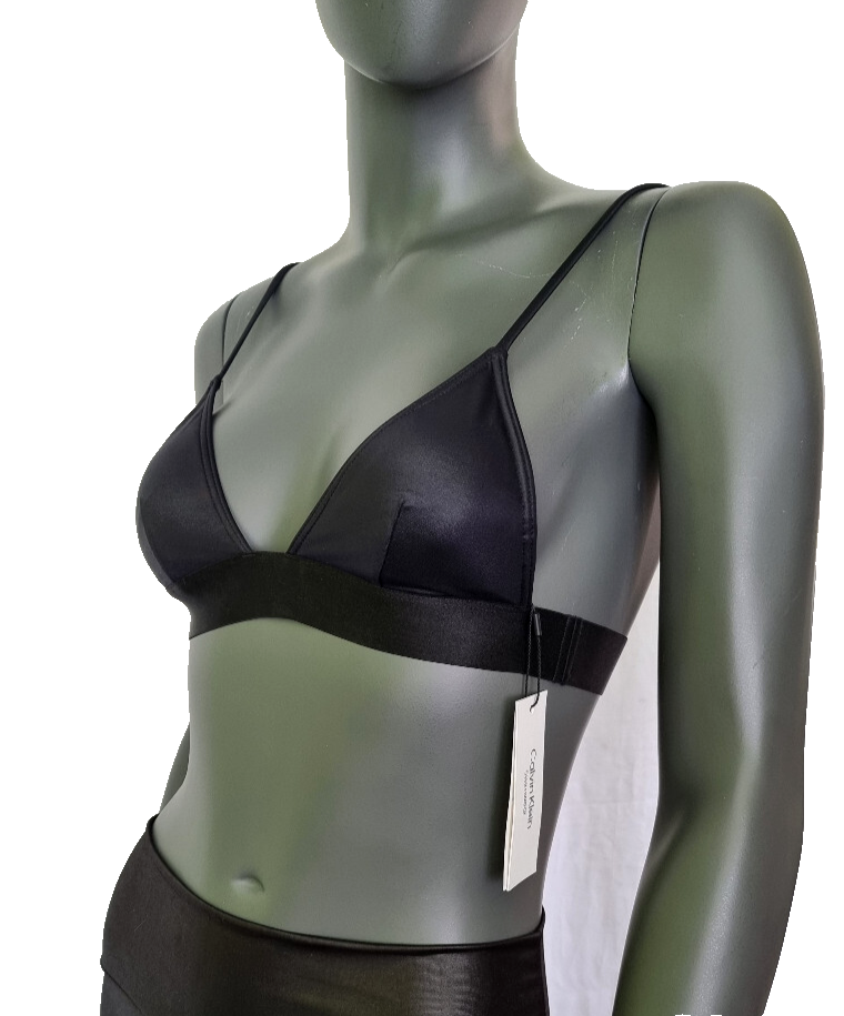 Calvin Klein Bikinioberteil Triangel schwarz push up Gr.XS Cup A/B