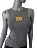 Zeige Bild Tommy Jeans Ripp Tanktop Vintage Flame dunkelgrau Gr.34-40 3