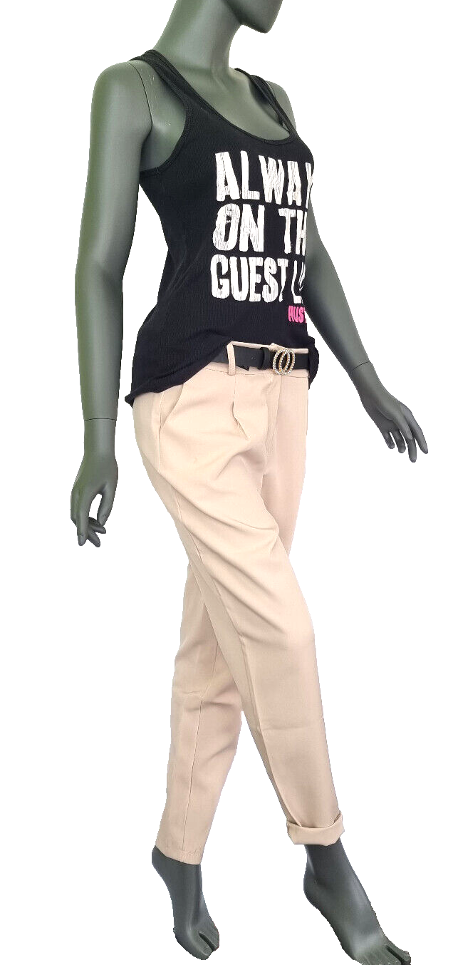 Hailys Schlupfhose beige Kombitalent elegant sportlich casual Hüfthose Gr. 32-42