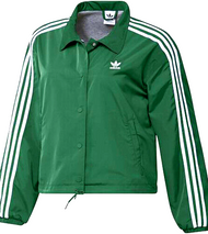 Adidas Damen Coach Jacket IC6091 grün leicht gefüttert Gr. 46/48
