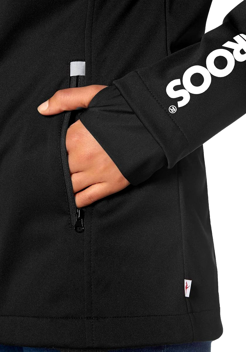 KangaROOS Softshelljacke Übergangsjacke schwarz Gr.40 - 50