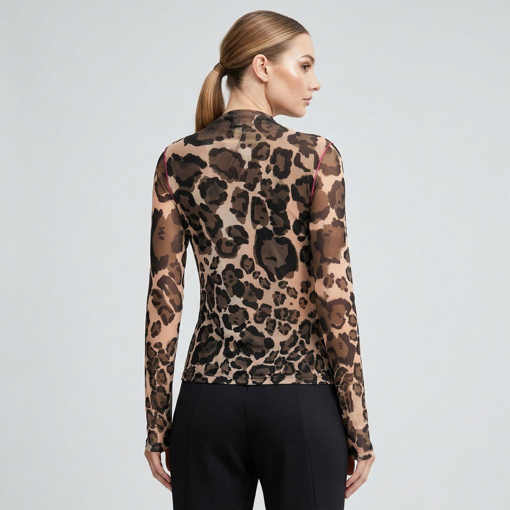 Sportalm Kitzbühel Blusen-Shirt Tamarin Leopard Gr.40