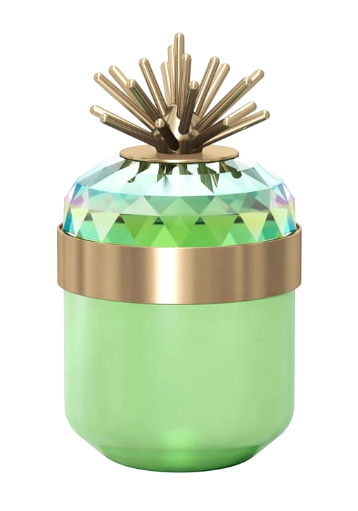 Swarovski Dekoglas Jungle Adoki grün