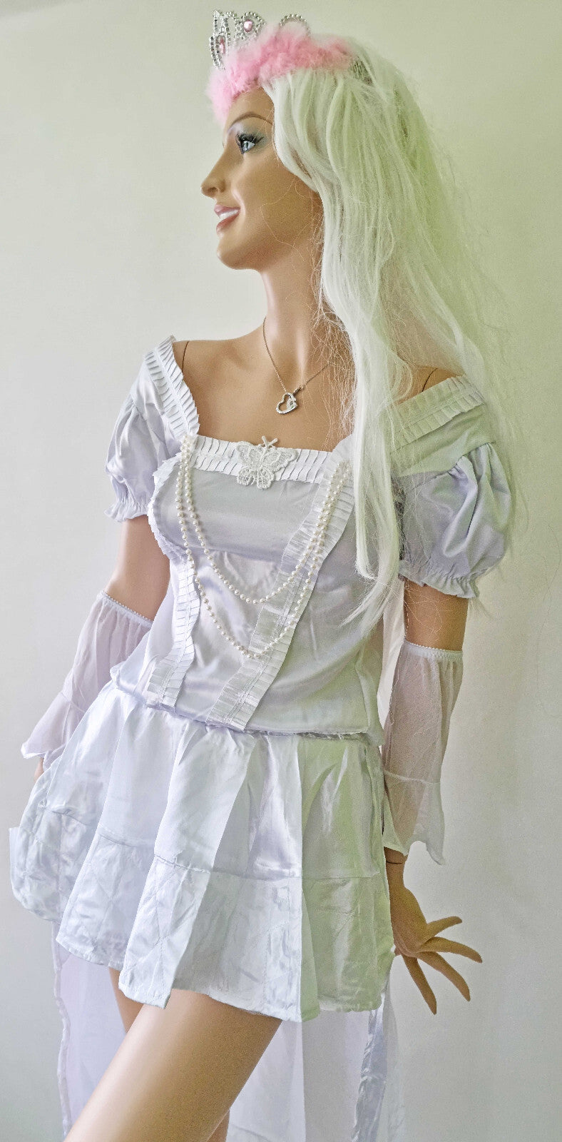 Faschingskostüm Karneval Schneekönigin Gr.38-40