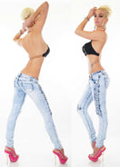 Zeige Bild REALTY Jeans mit Schnürung Gr.38/40 L 2