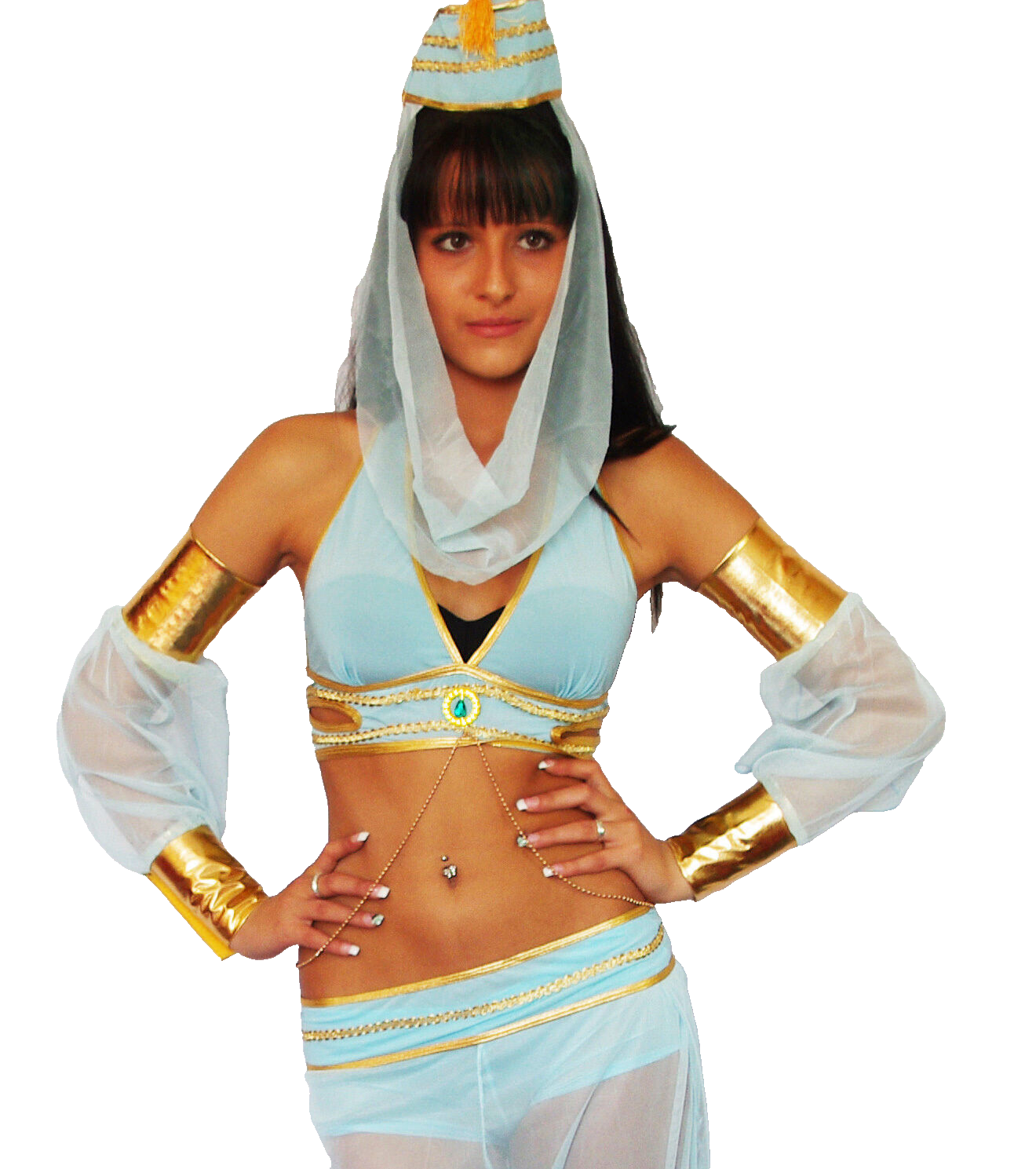 Faschingskostüm Karneval Belly Dancer Haremsdame Bauchtänzerin Gr.34/36